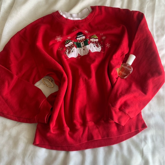 ♡ *:゚*。⋆ SOLD Morning Sun Vintage Christmas Sweater Size XL - Picture 2 of 4